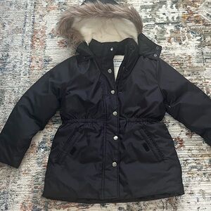 NWOT Old Navy Black Puffer Jacket Girls L (10-12)